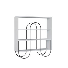 Hanah Home Norfolk Consola Blanca 96x99x25.5 cm